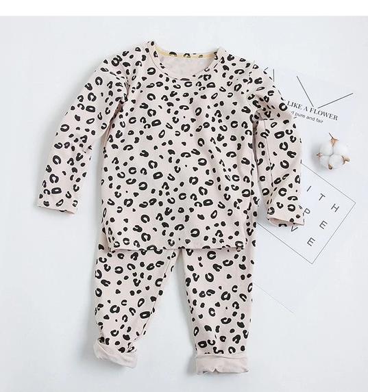 Leopard Print Sleepwear - Kids Pajamas - Just Kidding Store