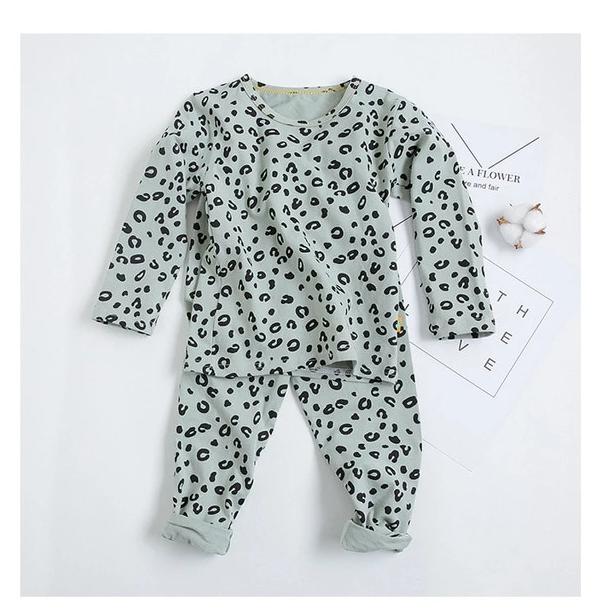 Leopard Print Sleepwear - Kids Pajamas - Just Kidding Store