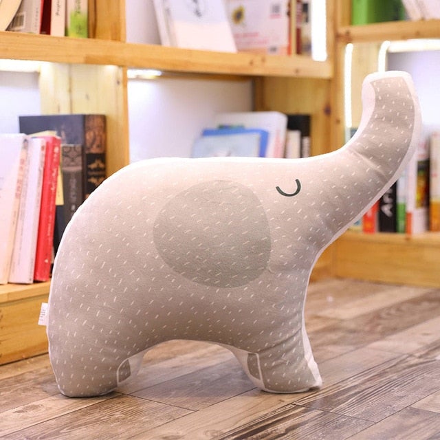 Soft Cushions Elephant Fox Deer Bear Giraffe Rabbit - Just Kidding Store