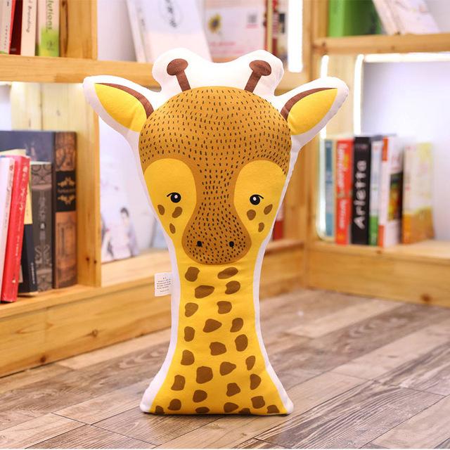 Soft Cushions Elephant Fox Deer Bear Giraffe Rabbit - Just Kidding Store