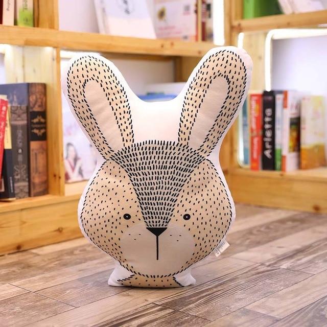 Soft Cushions Elephant Fox Deer Bear Giraffe Rabbit - Just Kidding Store