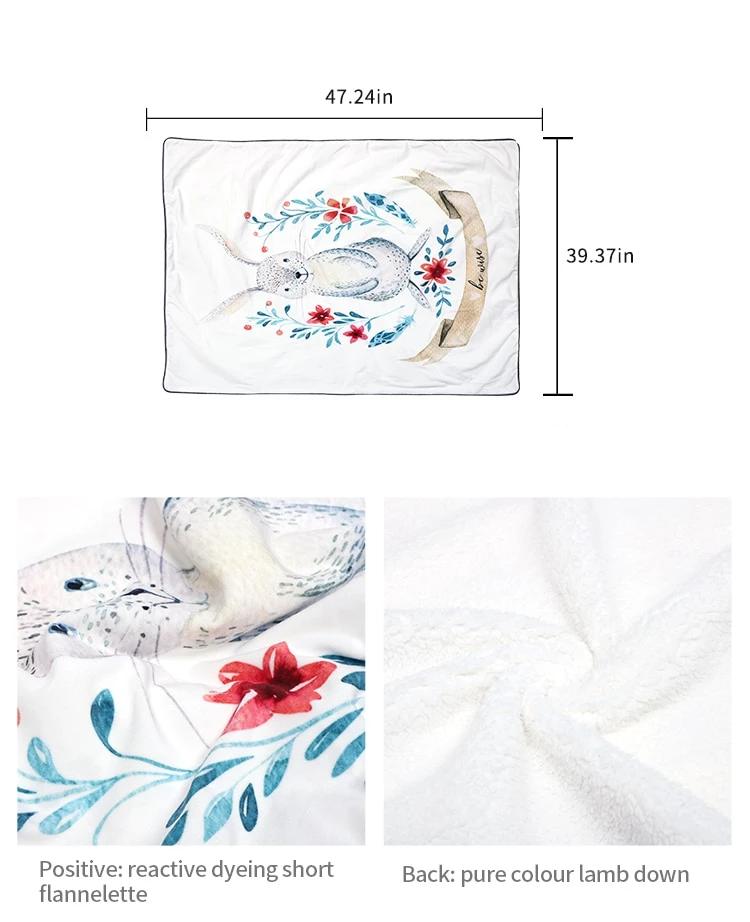 Luxuriously Soft Baby Kids Children Bunny Blanket - Just Kidding Store