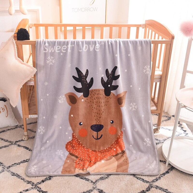 Soft Flannel Animal Print Baby Children Blanket - Just Kidding Store