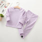 Monochrome Ribbed Sleepwear - Kids Pajamas