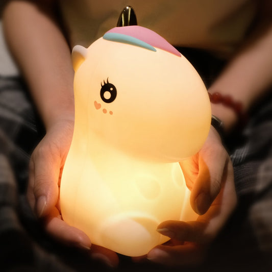 Unicorn Night Light Tap Control Color Changing Lamp - Just Kidding Store