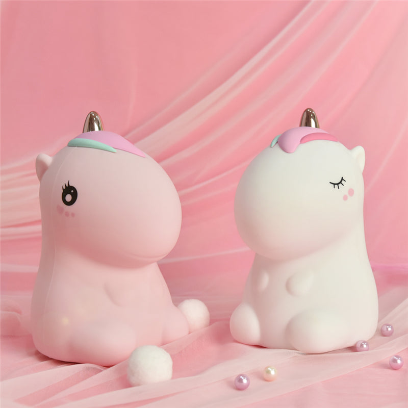 Unicorn Night Light Tap Control Color Changing Lamp - Just Kidding Store