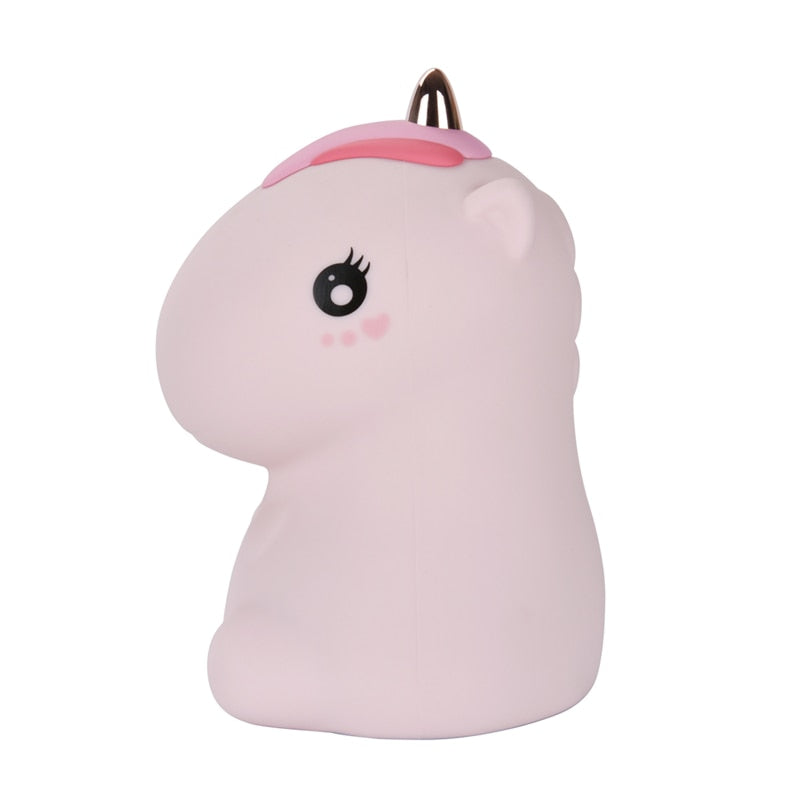 Unicorn Night Light Tap Control Color Changing Lamp - Just Kidding Store