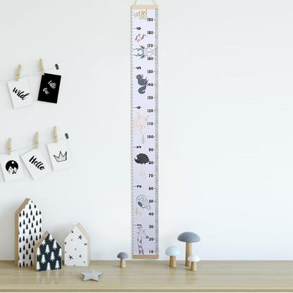 Wall Hanging Growth Chart - Woodland Animals