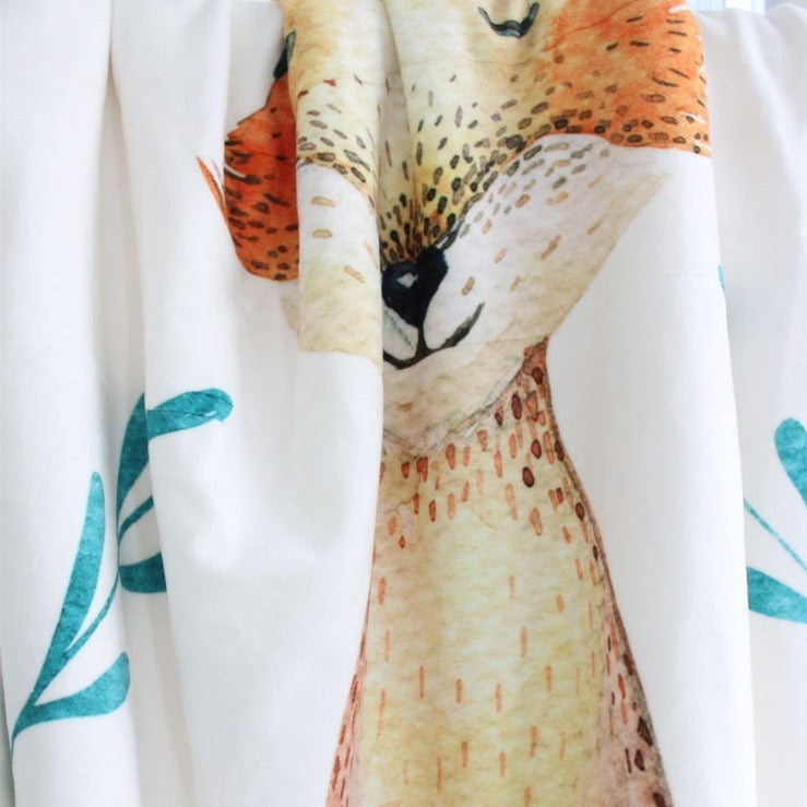 Luxuriously Soft Sherpa Blanket - Deer Bear Hedgehog Fox Unicorn Cactus - Just Kidding Store