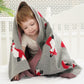 Red Foxes Baby Kids Cotton Knitted Blanket - Just Kidding Store