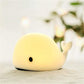 New arrival LED Night Light Motion Sensor Baby USB Cute Whale Rechargeable Children Night Lamp Toy Light Silicone Safety dolphin