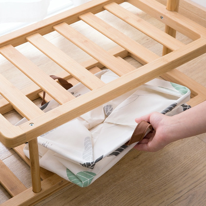 Clouds Cube Canvas Basket -  Toy Storage Box - Just Kidding Store