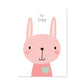 Woodland Animals Personalised Birth Details Canvas Wall Art- Just Kidding Store