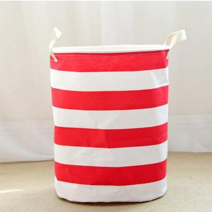 Crude Stripes Storage Basket - Childrens Toys Solution - Just Kidding Store