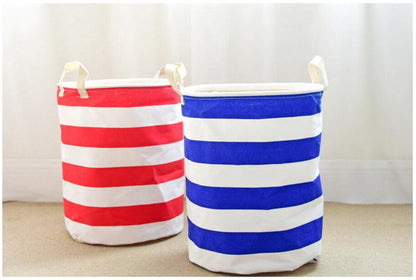 Crude Stripes Storage Basket - Childrens Toys Solution - Just Kidding Store