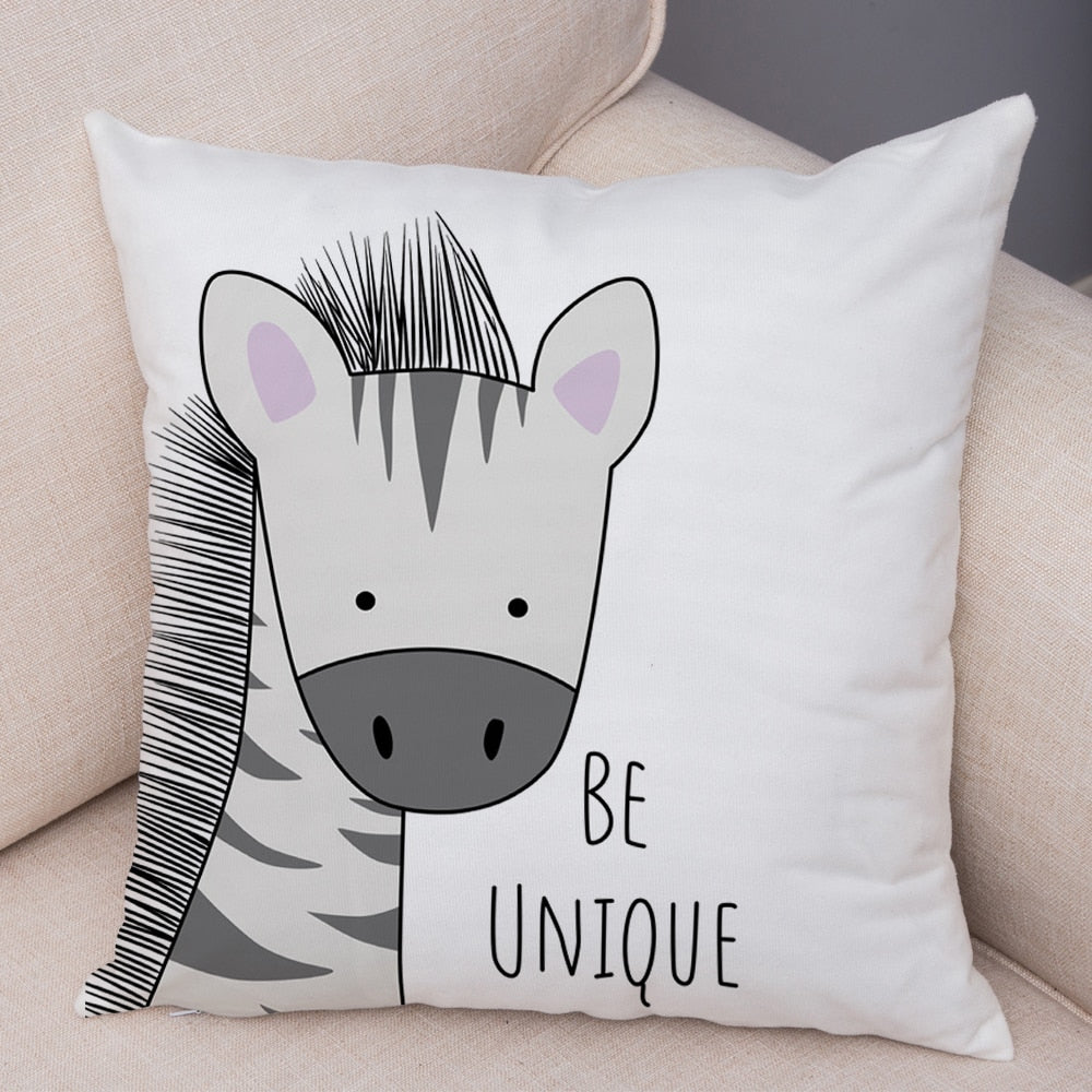 Animal Series Children's Cushion Covers - Just Kidding Store