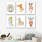 Canvas Wall Art - Unicorn llama Hedgehog Fox Deer Koala - Just Kidding Store