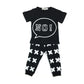 Kids Monochrome No! Pajama Set - Just Kidding Store