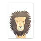 Watercolor Animal Series Canvas Wall Art - Bear Leopard Hippo Lion Monkey Giraffe Sloth Alligator Koala