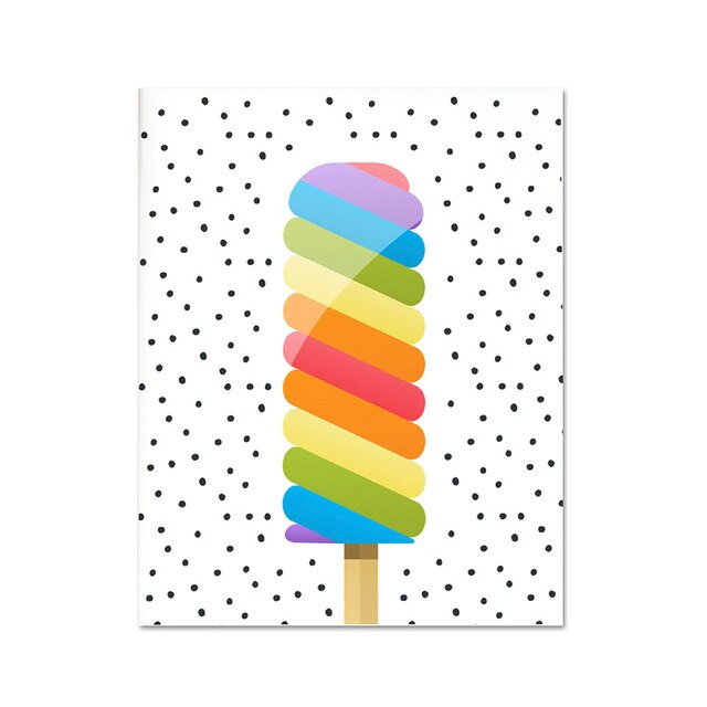 Children's Canvas Wall Art  - Rainbow Series - Just Kidding Store