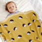 Little Hedgehog Cotton Baby Kids Knitted Blanket - Just Kidding Store