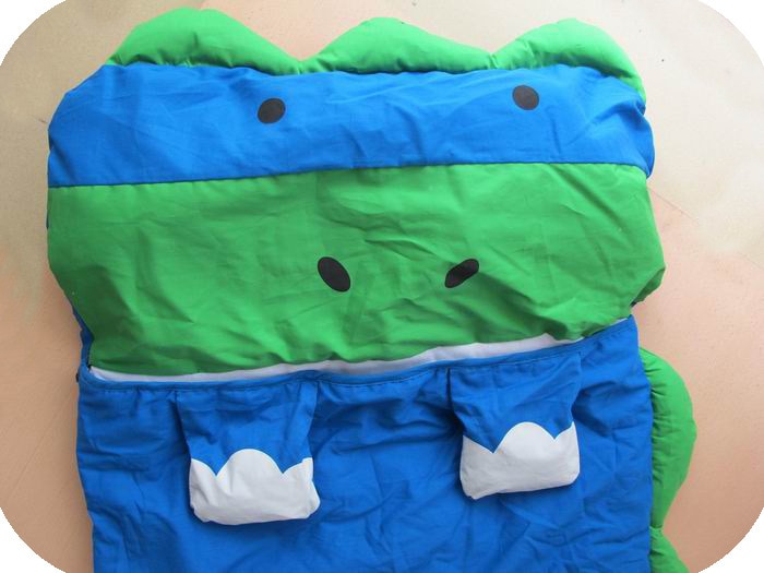 Blue Dinosaur Sleeping Bag - Kids Sleep Sack - Just Kidding Store