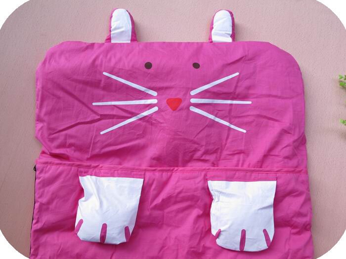 Hot Pink Rabbit Sleeping Bag
