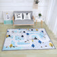 Road Map Oversized Quilted Play Mat Anti Skid Carpet - Just Kidding Store