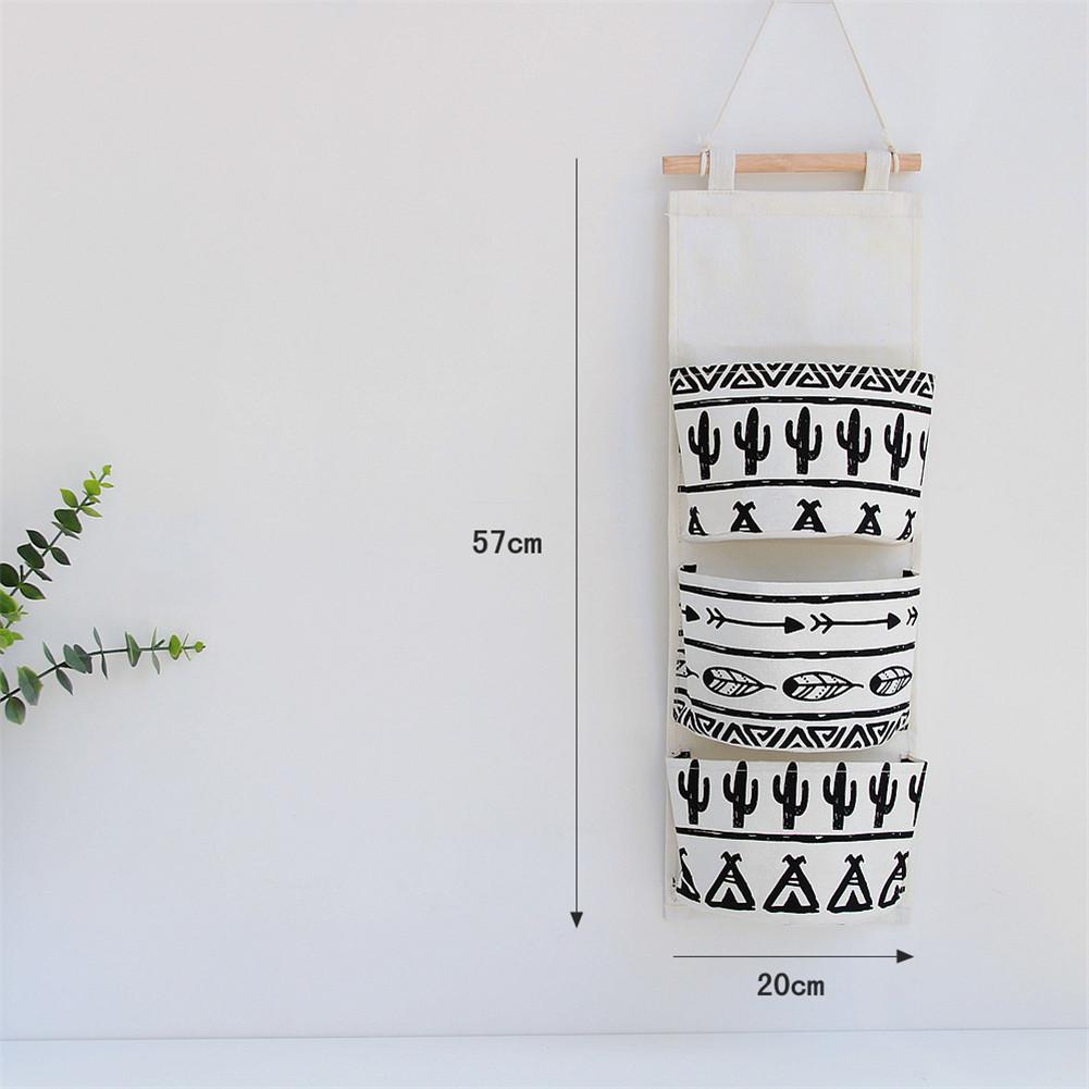 Monochrome Wall Hanging Storage Organizer - Just Kidding Store