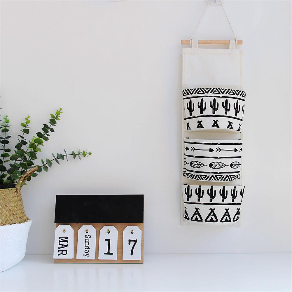 Monochrome Wall Hanging Storage Organizer - Just Kidding Store