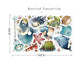 Under The Sea Nursery Bedroom Wall Stickers - Just Kidding Store 