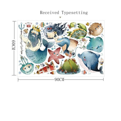 Under The Sea Nursery Bedroom Wall Stickers - Just Kidding Store 