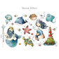 Under The Sea Nursery Bedroom Wall Stickers - Just Kidding Store 