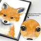 Nursery Childrens Canvas Wall Art Animals Series - Just Kidding Store