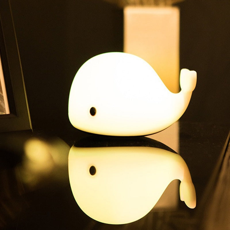 Whale LED Night Light Tap Control Color Changing Lamp - Just Kidding Store