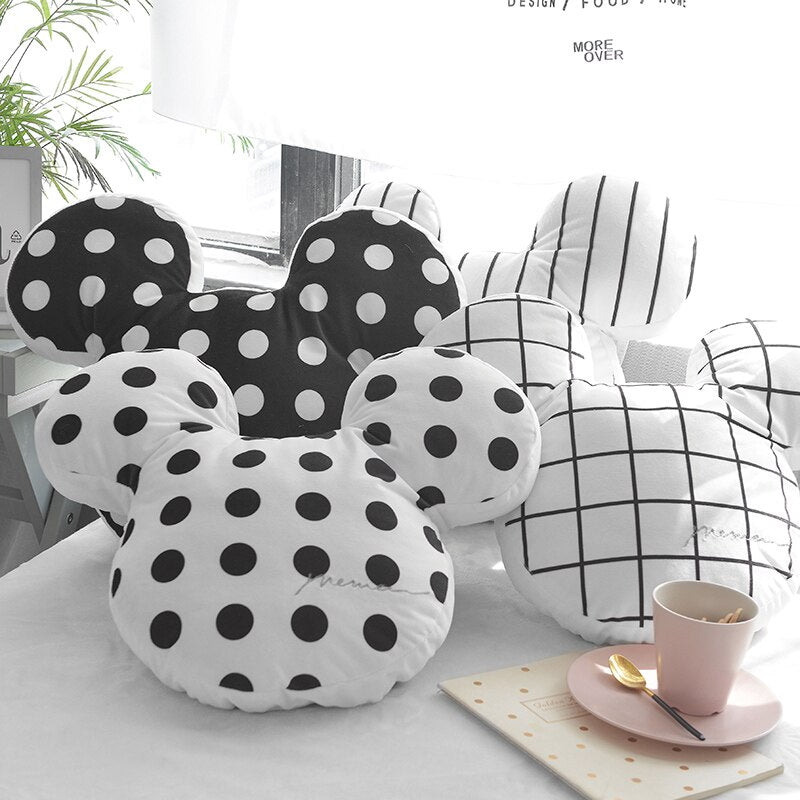 Mouse Ears Plush Cushion - Minnie Mouse Pillow - Just Kidding Store