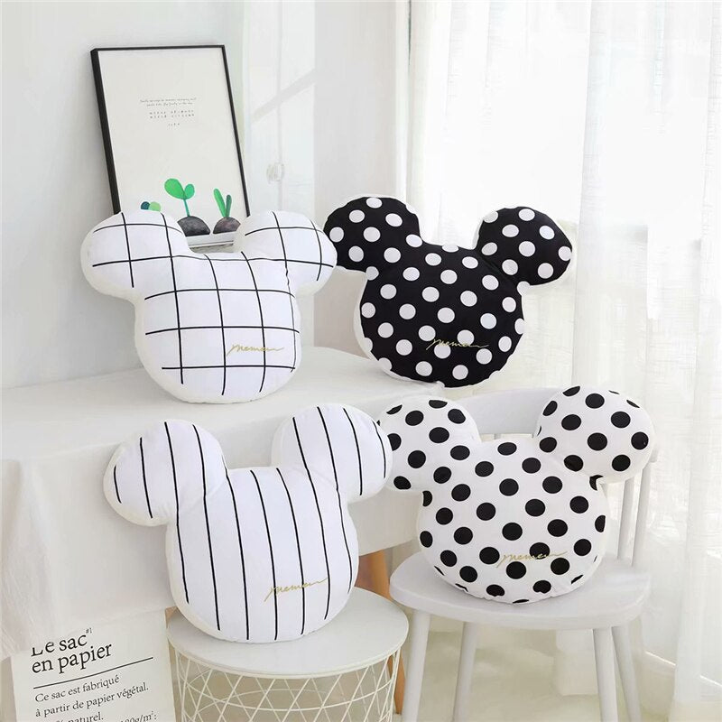 Mouse Ears Plush Cushion - Minnie Mouse Pillow - Just Kidding Store