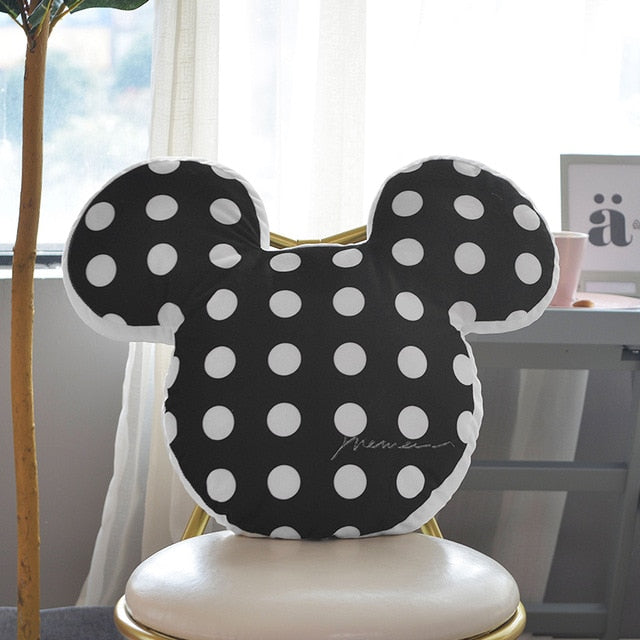 Mouse Ears Plush Cushion - Minnie Mouse Pillow - Just Kidding Store