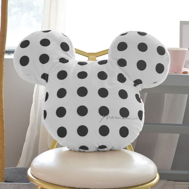 Mouse Ears Plush Cushion - Minnie Mouse Pillow - Just Kidding Store