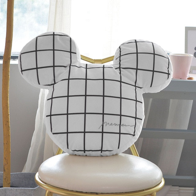 Mouse Ears Plush Cushion - Minnie Mouse Pillow - Just Kidding Store