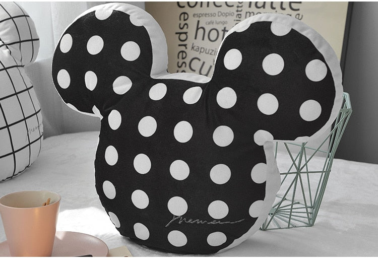 Mouse Ears Plush Cushion - Minnie Mouse Pillow - Just Kidding Store