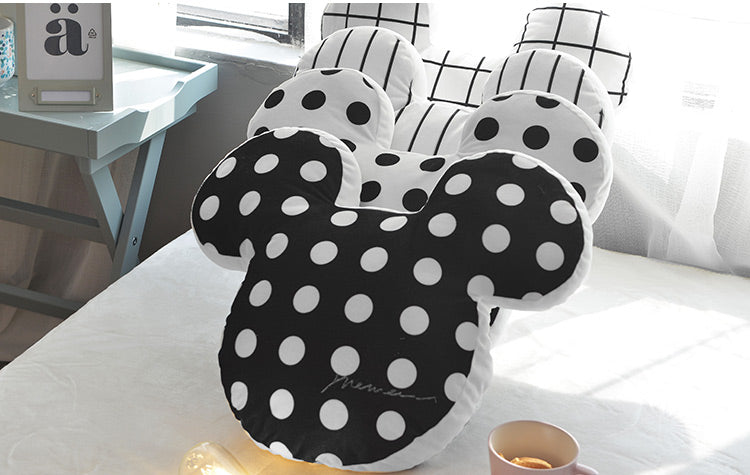 Mouse Ears Plush Cushion - Minnie Mouse Pillow - Just Kidding Store