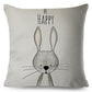 Nordic Style Cushion Cover Animal Print Pillow Case Just Kidding Store
