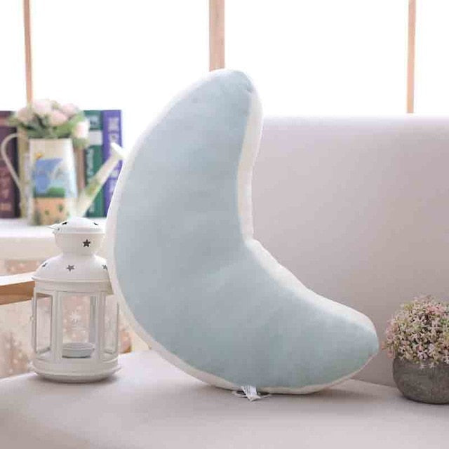 Colorful Plush Cushion Star Moon Mountain Circle - Just Kidding Store