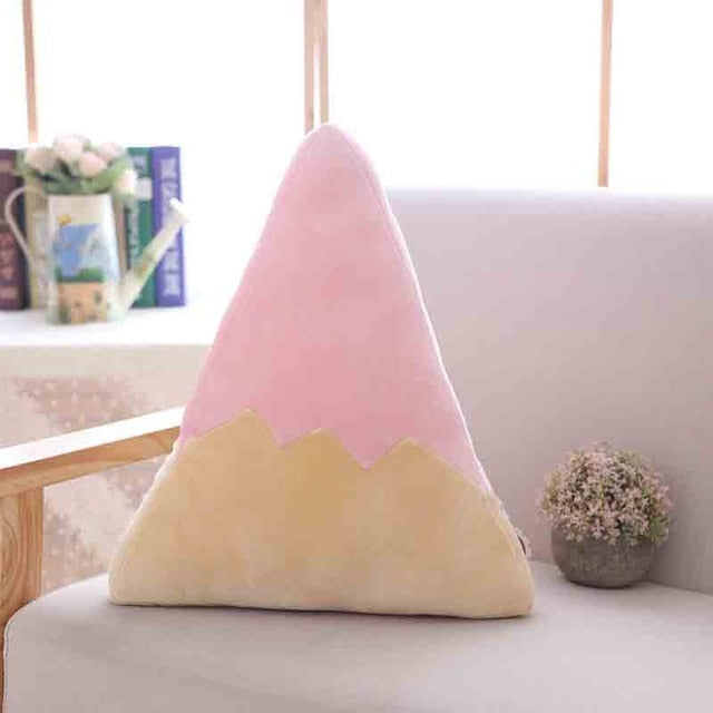 Colorful Plush Cushion Star Moon Mountain Circle - Just Kidding Store
