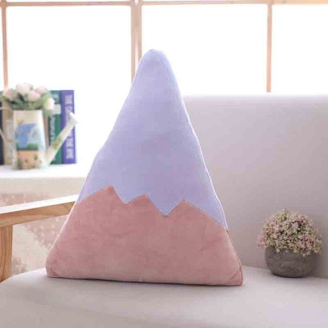 Colorful Plush Cushion Star Moon Mountain Circle - Just Kidding Store