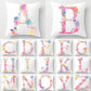 Flower Alphabet Letter Cushion Cover - Just Kidding Store
