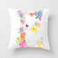 Flower Alphabet Letter Cushion Cover - Just Kidding Store