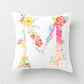 Flower Alphabet Letter Cushion Cover - Just Kidding Store