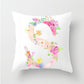 Flower Alphabet Letter Cushion Cover - Just Kidding Store
